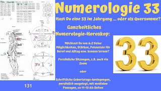 Numerologie 33 [upl. by Naget]