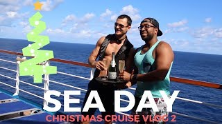 Carnival Magic Christmas Cruise Vlog 2  Sea Day [upl. by Nahtam]