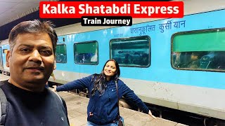 Kalka Shatabdi Express  Train Journey  Chandigarh to New Delhi [upl. by Hernardo]