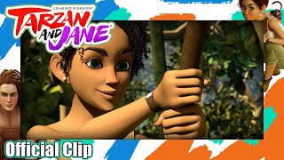 Tarzan amp Jane  Official Clip  Janes First Swing  Amazin Adventures [upl. by Kerekes]