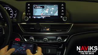 2018 Honda Accord Sport EX EXL Touring NAViKS Video Interface Add Smartphone Mirroring [upl. by Seagrave]