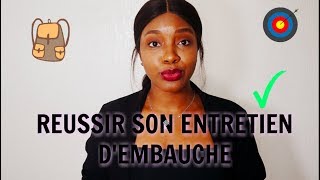 PREPARER UN ENTRETIEN DEMBAUCHE Etudiants sans expérience [upl. by Pirbhai]