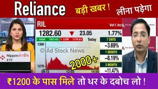 Reliance share newsBuy or not  Reliance industries share latest news [upl. by Terencio808]