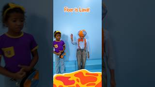 Kid Blippis ULIMATE 🔥 Floor is Lava RESCUE CHALLENGE blippi shorts [upl. by Levan]