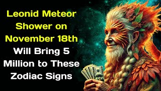 Leonid Meteor Shower on November 18th Will Bring 5 Million to These Zodiac Signs [upl. by Gershom269]