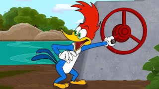 Whats the best way to go over a waterfall  Woody Woodpecker [upl. by Berkly796]