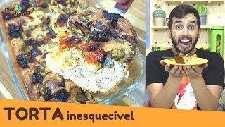 TORTA DE SARDINHA COM TOMATE SECO SIMPLES E FÁCIL  Receita de Liquidificador [upl. by Eloc849]