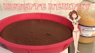 RECETTE HEALTHY  GATEAU AU CHOCOLAT LIGHT [upl. by Inigo790]