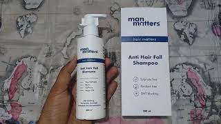 Man Matters Anti hairfall shampoo review After used 6 month manmattersantihairfallshampooreview [upl. by Ahsemot351]