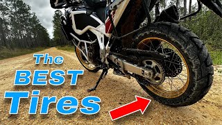 The BEST off road motorcycle tire 🤔 tested on a Honda Africa Twin [upl. by Ain]