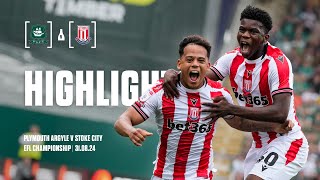 Million magic delivers Devon delight 🪄  Plymouth Argyle 01 Stoke City  Highlights [upl. by Anekam]