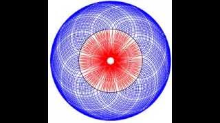 An epicycloid and hypocycloid with an irrational ratio of radii [upl. by Sisi]