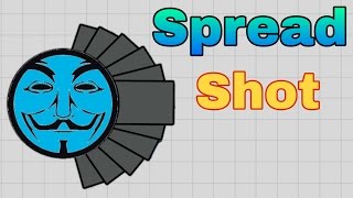 Spread Shot vs Triple Twin vs Penta Shot vs Streamliner vs Sprayer diepio [upl. by Notnef]