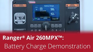 Ranger® Air 260MPX™  Battery Charge Demonstration [upl. by Sedrul]