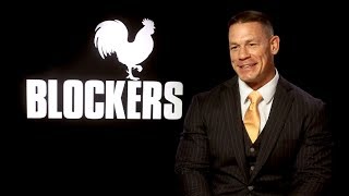 John Cena talks Blockers emojis and THAT chugging scene [upl. by Stutman]