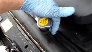 Coolant Replacement Nissan Pathfinder R51 2008 [upl. by Nilkcaj247]