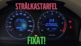 Strålkastarfel service erfordras på en Volvo Så här fixar man [upl. by Aetnahc]