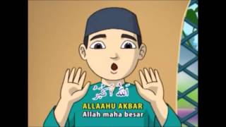 Latihan Shalat 4 Rakaat Zhuhur Ashar dan Isya  Bacaan amp Gerakan  Audio Visual [upl. by Haeel394]