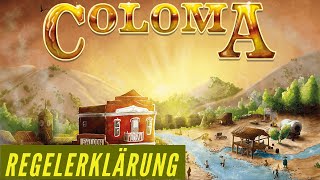 Coloma  DELUXE Version  Regeln  Aufbau  Anleitung  Regelerklärung [upl. by Eissat786]