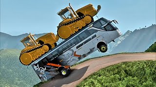 Bus Driver Encounters the Worlds Most DANGEROUS Road Eps015  Euro Truck Simulator 2  Dangerous [upl. by Farleigh10]