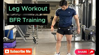 Leg Workout  Blood flow restriction training  must watch [upl. by Lasyrc]