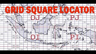 GRID SQUARE LOCATOR  Cara mencari grid locator by PC vs by Android [upl. by Nmutua]