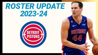 DETROIT PISTONS ROSTER UPDATE 202324 NBA SEASON  ROSTER LATEST UPDATE [upl. by Queenie]