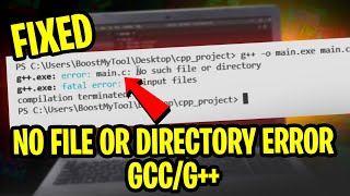 How to Fix Error GCCG No Such File or Directory  EASY SOLUTION Updated 2024 [upl. by Cristal]