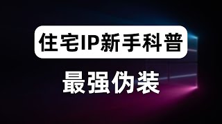 原生IP、住宅IP新手科普，为什么需要住宅IP？通过虚拟网卡中转使住宅IP代理高速稳定，解决住宅IP国内无法连接的情况，911S5替代品，住宅IP与机房IP有什么区别？住宅IP类型检测、IP纯净度检测 [upl. by Nyvets]