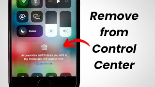 Remove Home Controls in iPhone Control Center iOS 15  Tech Finalize [upl. by Hazmah]