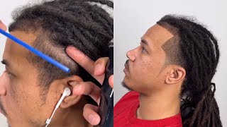 Bro Paid 250 for a Tapered Hairline amp Fade on the Sodes of his Loc’s [upl. by Mat]