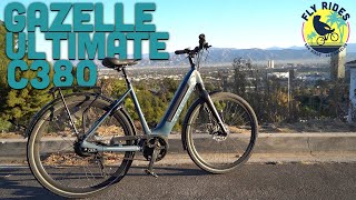 Best Gazelle Electric Bike Gazelle Ultimate C380 Electric Bike Review [upl. by Anilad]