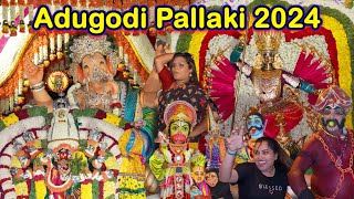 ADUGODI PALLAKI 2024  RATHASAPTHAMI JATRE 2024  templemonk pallaki bengaluru [upl. by Dnalel]