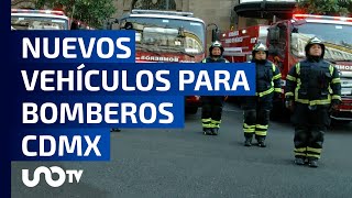 Bomberos de la CDMX estrenan vehículos con alta tecnología [upl. by Janerich]