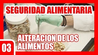 03 Seguridad Alimentaria  Alteración de los alimentos [upl. by Nosnah]