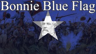 The Bonnie Blue Flag Rare Version  Confederate March [upl. by Nanis417]