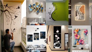 60 Latest Wall Painting Design Ideas  Wall Painting Design Ideas for Bedroom and Living Room [upl. by Ocicnarf]