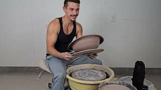 Testing a new clay body on the Pottery Wheel [upl. by Notsur794]