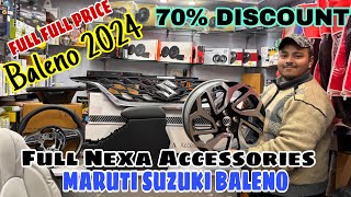 2024 Maruti Suzuki Baleno Nexa Genuine Accessories With 70 Discount ✅ Baleno Modification 2024 ✅ [upl. by Shaeffer]