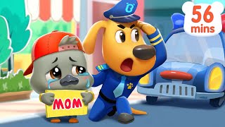 Baby Swan Got Lost  Police Cartoon  Kids Cartoon  Sheriff Labrador  BabyBus [upl. by Desta]