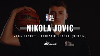 2022 NBA Draft Profiles Serbian F Nikola Jovic  NBC Sports Philadelphia [upl. by Anasor]