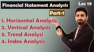 19 Horizontal and Vertical Analysis Trend and Common size analysis [upl. by Itirp]