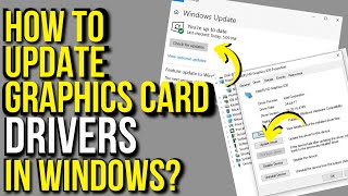 How To Update Graphics Card Drivers in Windows  Guide amp Tutorial [upl. by Malan749]