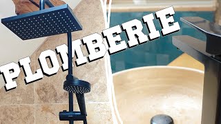 Ep56  ELLE A REFAIT TOUTE LA PLOMBERIE  Nourrices douche WC évier  LA GRANGE EN RÉNOVATION [upl. by Notnelc]