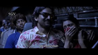 Funny Love Story in Bus  Sangeetha Bhat  Dali Dhananjay  Eradane Sala Kannada Movie Comedy Scenes [upl. by Uzzial]