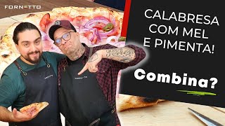 Receita de PIZZA DE CALABRESA com Chef Eduardo Perrone no FORNO ELÃ‰TRICO Fornetto [upl. by Eniamaj]