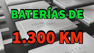 ¡BATERÍAS de 1300 km de AUTONOMÍA COCHES ELÉCTRICOS Batería ESTADO SÓLIDO COCHE ELÉCTRICO MOTORK [upl. by Orimar]