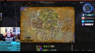 DXUN54 WoW  Legion Best Farming Spot Aethril  Mining combo [upl. by Iana]