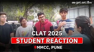 CLAT 2025 Stduents Reaction  MMCC Pune  CLAT 2025 Student Review [upl. by Brittani]