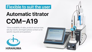 HIRANUMA Automatic Titrator COMA19 [upl. by Allebara674]